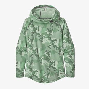 Patagonia Green Camo Long Sleeve Tee